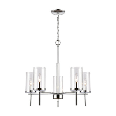 Elk 5 Light CHANDELIER in Chrome Finish Model: CN290523
