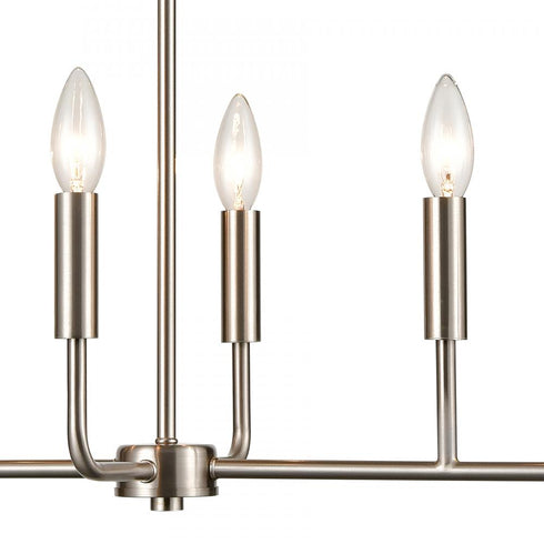 Elk 6 Light CHANDELIER in Brushed Nickel Finish Model: CN330622