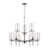 Elk 9 Light CHANDELIER in Chrome Finish Model: CN290923