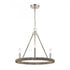 Elk Abaca 20 Inch Wide 3 Light Chandelier in Polished Nickel Model: 32483/3