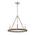 Elk Abaca 20 Inch Wide 3 Light Chandelier in Polished Nickel Model: 32483/3