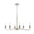 Elk Abaca 32 Inch Wide 6 Light Chandelier in Polished Nickel Model: 32482/6