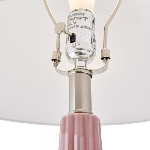 Elk Abbey Lane TABLE LAMP in Pink Finish Model: D2459