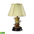 Elk Accent Lamp 12.8 Inch High 1 Light Table Lamp in Multicolor Includes LED Bulb Model: 93-10013-LED