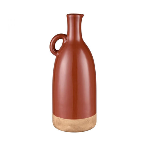 Elk Adara Vase Large (2 pack) (2 pack) in Brick Red Finish Model: S0017-10041