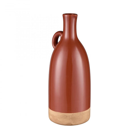 Elk Adara Vase Large (2 pack) (2 pack) in Brick Red Finish Model: S0017-10041