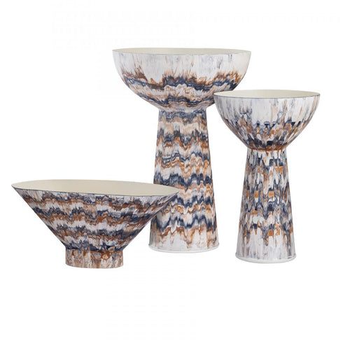 Elk Adler Pedestal Bowl Large in Amber Model: H0807-10999