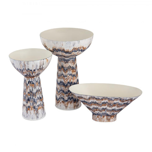 Elk Adler Pedestal Bowl Small in Amber (2 pack) (2 pack) Model: H0807-10998