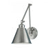 Elk Aidan Moveable Aidan 18.5 Inch High 1 Light Swingarm Sconce in Aged Brass Model: 8475-AG-MS