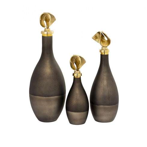 Elk Aimee VASE JAR BOTTLE in Matte Brown Finish Model: H0807-8753/S3