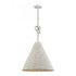 Elk Air Loom 16.5 Inch Wide 1 Light Pendant in White Model: H0018-11117