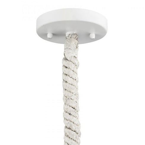 Elk Air Loom 16.5 Inch Wide 1 Light Pendant in White Model: H0018-11117