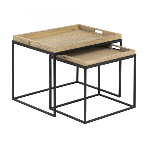 Elk Akin ACCENT TABLE in Brushed Steel Finish Model: S0805-7445/S2