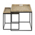 Elk Akin ACCENT TABLE in Brushed Steel Finish Model: S0805-7445/S2