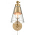 Elk Albany 9.25 Inch High 1 Light Swingarm Sconce Brushed Gold Model: 52353/1