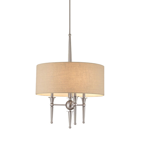 Elk Allure 3 Light CHANDELIER in Brushed Nickel Finish Model: M261678