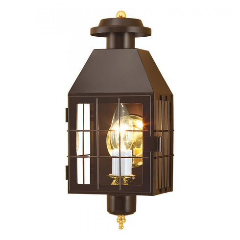 Elk_discontinued American Heritage 16.5 Inch High 1 Light Outdoor Sconce in Black Model: 1059-BL-CL