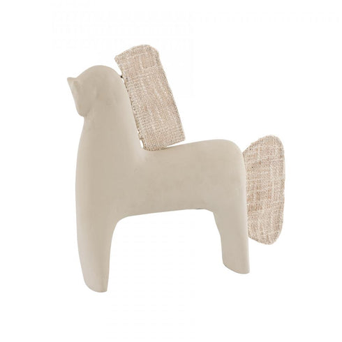 Elk Amigo Horse Object Cream in Beige Finish Model: S0897-11415