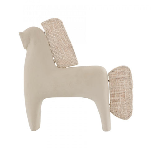 Elk Amigo Horse Object Cream in Beige Finish Model: S0897-11415