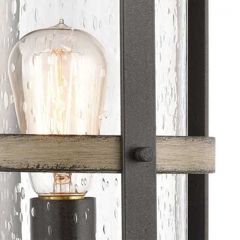 Elk Annenberg 19 Inch High 1 Light Outdoor Post Light in Anvil Iron Model: 89148/1
