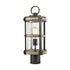 Elk Annenberg 19 Inch High 1 Light Outdoor Post Light in Anvil Iron Model: 89148/1