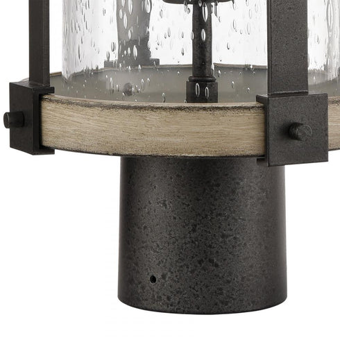 Elk Annenberg 19 Inch High 1 Light Outdoor Post Light in Anvil Iron Model: 89148/1