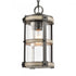 Elk Annenberg 8 Inch Wide 1 Light Outdoor Pendant in Anvil Iron Model: 89147/1