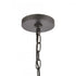Elk Annenberg 8 Inch Wide 1 Light Outdoor Pendant in Anvil Iron Model: 89147/1
