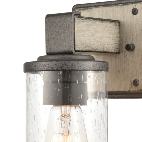 Elk Annenberg 9 Inch High 1 Light Sconce in Anvil Iron Model: 89140/1