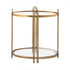 Elk Arch Accent Table Gold in Aged Brass Finish Model: H0895-10845