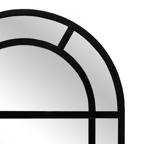 Elk Arched Pier MIRROR in Black Finish Model: S0076-9369