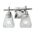 Elk Arctic Bath Series Arctic 12.4 Inch Wide 2 Light Vanity Light in Acid Dipped Black Model: 8282-ADB-CL