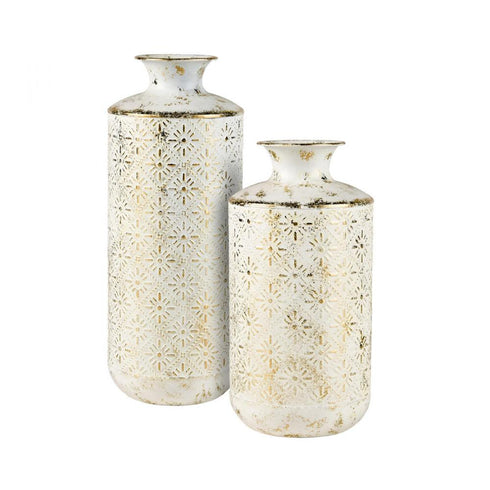 Elk Ardoz VASE JAR BOTTLE (2 pack) (2 pack) in White Finish Model: S0037-8092/S2