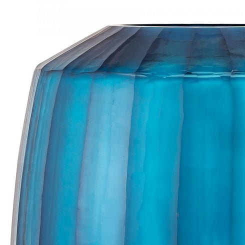 Elk Aria VASE JAR BOTTLE in Blue Finish Model: 8982-007