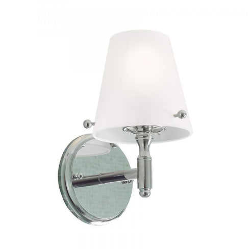 Elk Arlington 10.5 Inch High 1 Light Sconce in Polished Nickel Model: 8001-PN-FR