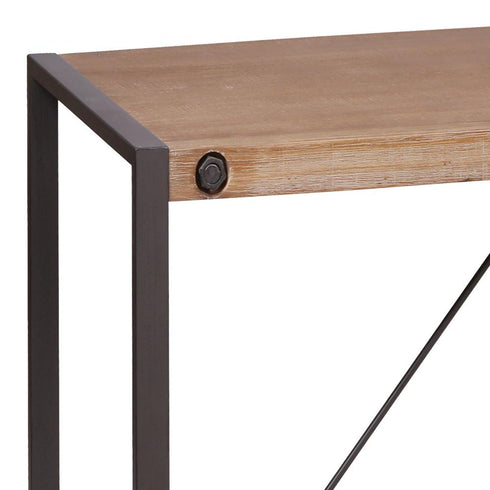 Elk ArmourSquare CONSOLE TABLE DESK in Natural Finish Model: 76352