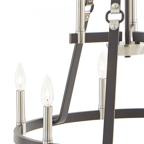 Elk Armstrong Grove CHANDELIER in Espresso Finish Model: 83450/6+3