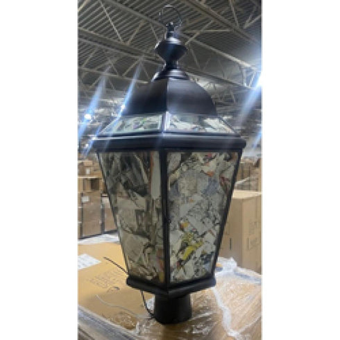 Elk Artistic 3 Light POST MOUNT in Aged Copper Finish Model: 3093-AC