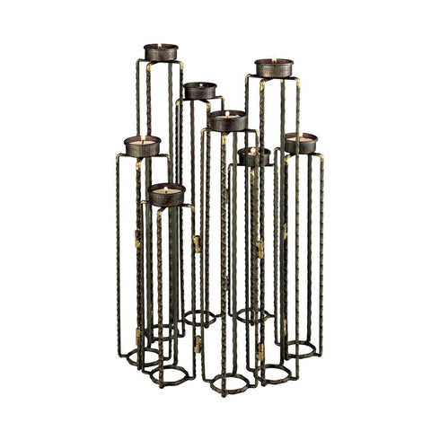 Elk Ascencio CANDLE CANDLEHOLDER in Rust Finish Model: 3129-1149