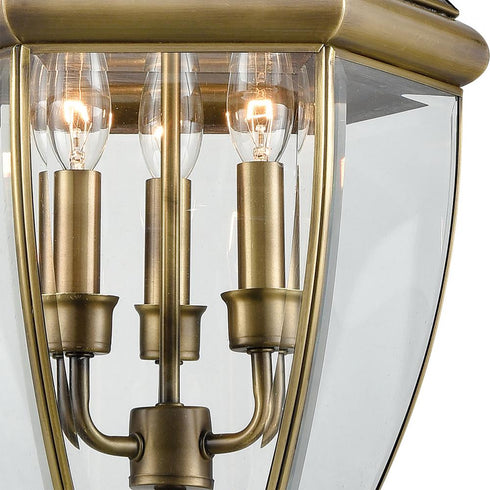 Elk Ashford HANGING in Antique Brass Finish Model: 8603EH/89
