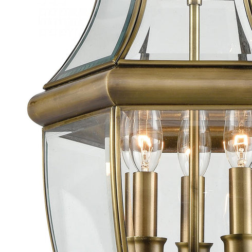 Elk Ashford HANGING in Antique Brass Finish Model: 8603EH/89