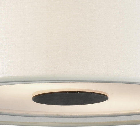 Elk Ashland SEMI FLUSH MOUNT in Matte Black Finish Model: 46267/2