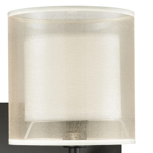 Elk Ashland VANITY LIGHT in Matte Black Finish Model: 46301/2