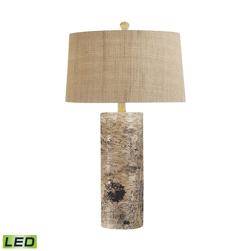 Elk Aspen Bark TABLE LAMP in Natural Finish Model: 500-LED