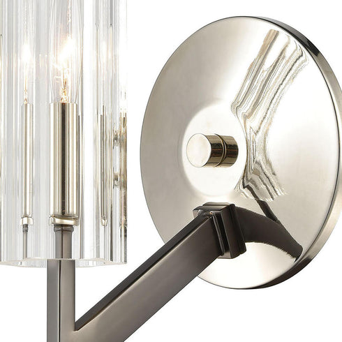 Elk Aspire SCONCE in Black Nickel Polished Nickel Polished Nickel Finish Model: 55070/1