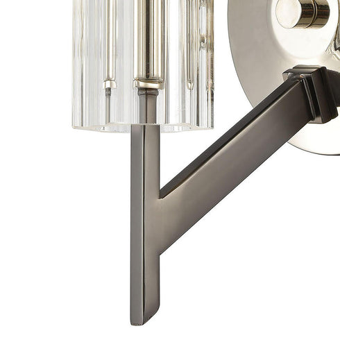 Elk Aspire SCONCE in Black Nickel Polished Nickel Polished Nickel Finish Model: 55070/1