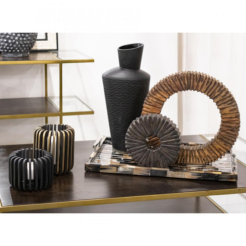 Elk Aston ORNAMENTAL ACCESSORY (2 pack) (2 pack) in Black Finish Model: H0807-9258