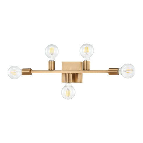 Elk Attune VANITY LIGHT in Burnished Brass Finish Model: 47435/5