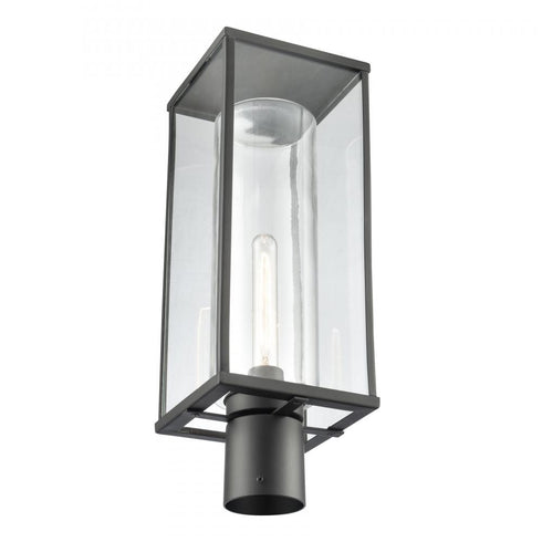 Elk Augusta 19.75 Inch High 1 Light Outdoor Post Light Matte Black Model: 90014/1