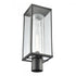Elk Augusta 19.75 Inch High 1 Light Outdoor Post Light Matte Black Model: 90014/1